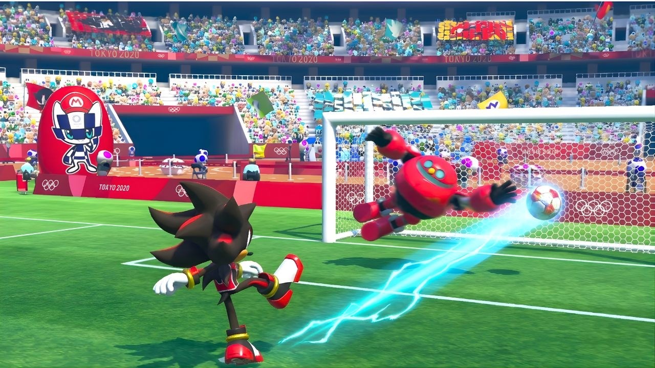 Shadow’s Lightning Shot! Blaze/Silver/Knuckles Team Up | Tokyo 2020 Football
