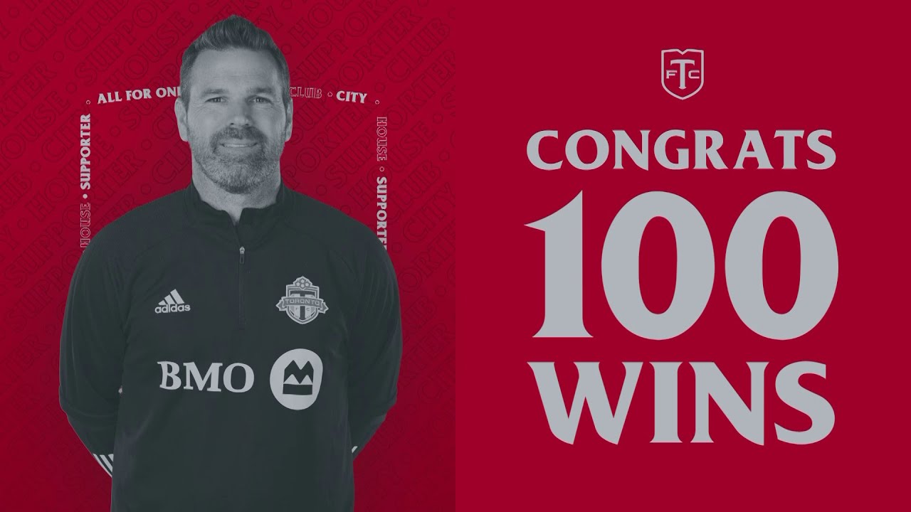 100 WINS | Greg Vanney hits century mark with Toronto FC