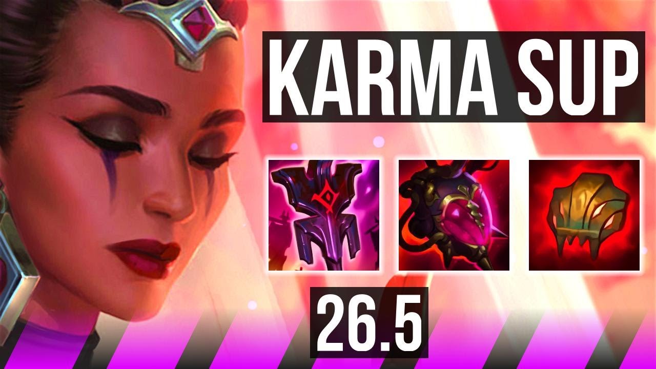 KARMA & Draven vs THRESH & Yunara (SUP) | 43K damage | EUW Master | 26.5