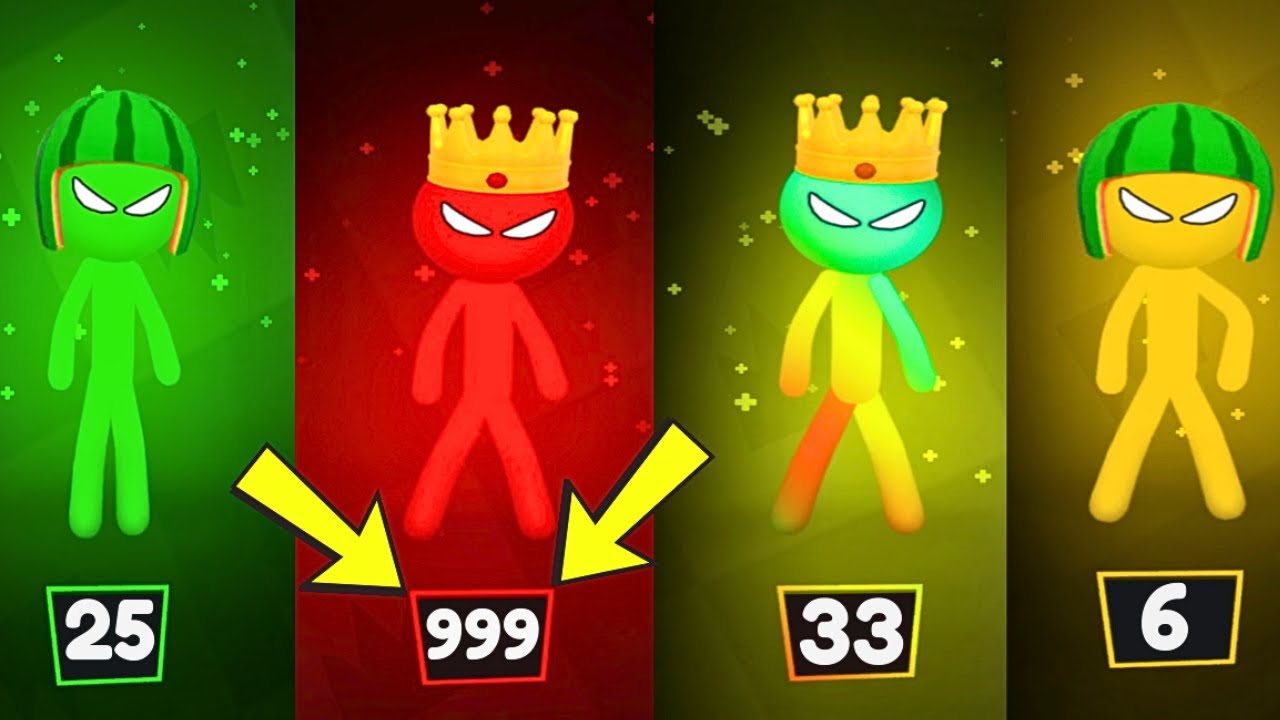 Stickman Party - MiniGames Update Gameplay Walkthrough Part 34 | Tournament Mode 1234 Player Random