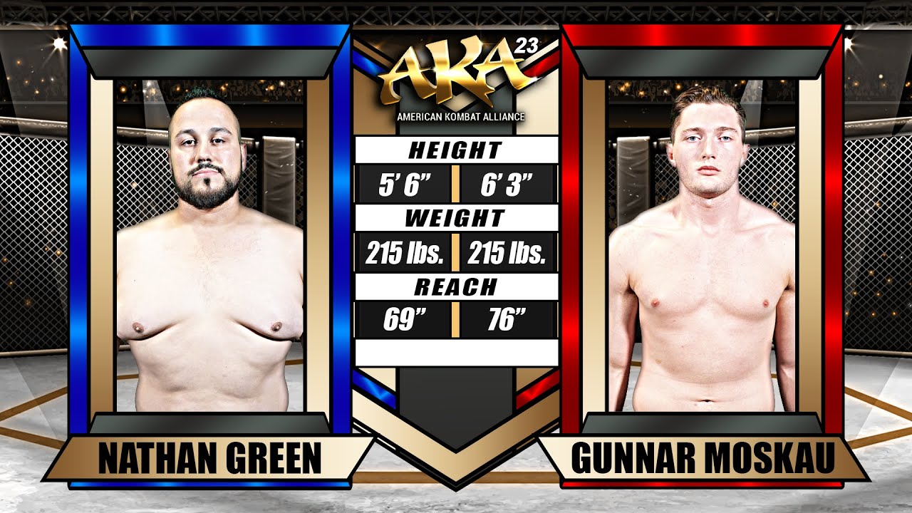 AKA 23 Fight 7 Nathan Green vs Gunnar Moskau