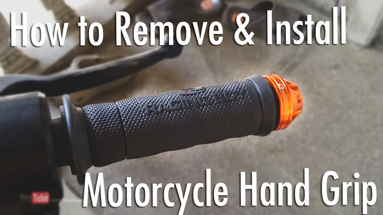 How to Remove & Install Motorcycle (RacingBoy) Hand Grip [Tagalog]
