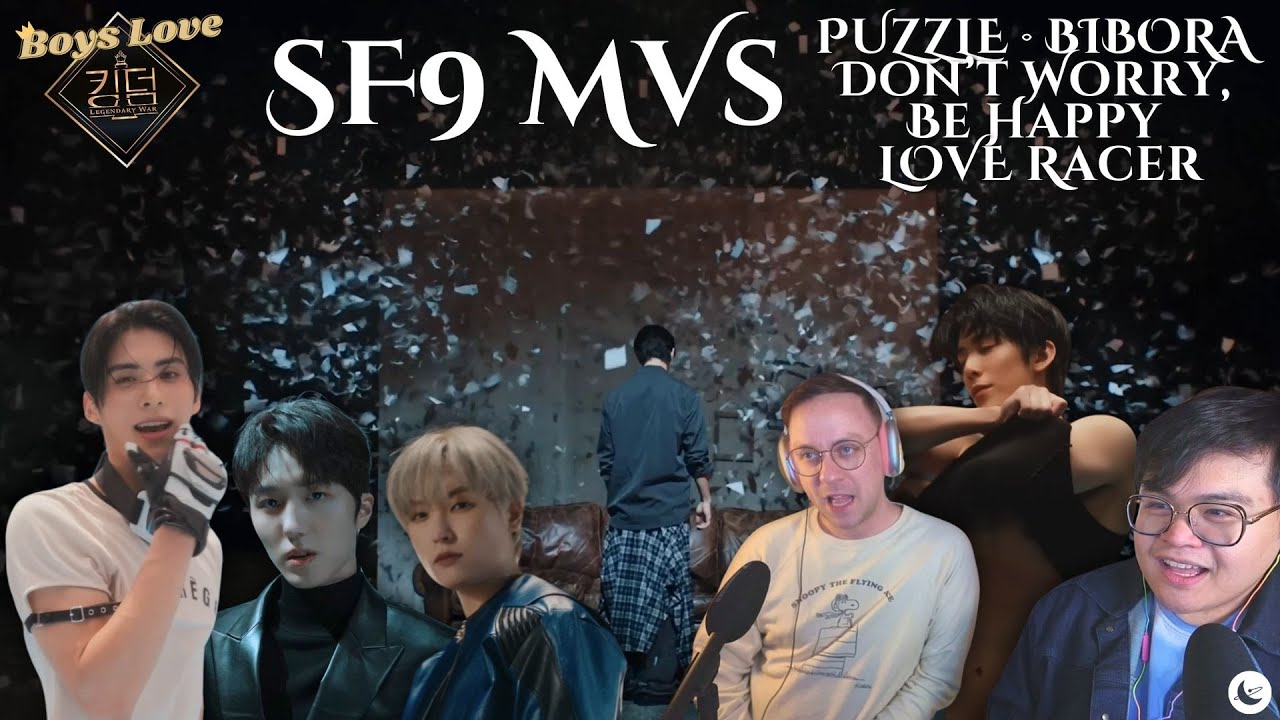 SF9 (에스에프나인) 'Puzzle' + 'BIBORA' + 'Don't Worry Be Happy' + 'LOVE RACE' MVs| BLBL Reactions