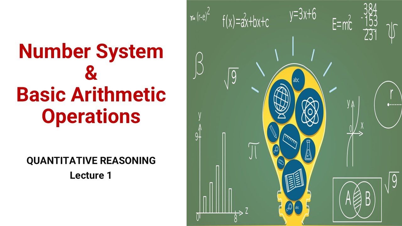 QUANTITATIVE REASONING Lec 1 | Number System & Basic Arithmetic Operations | QR 1 Lecture Series