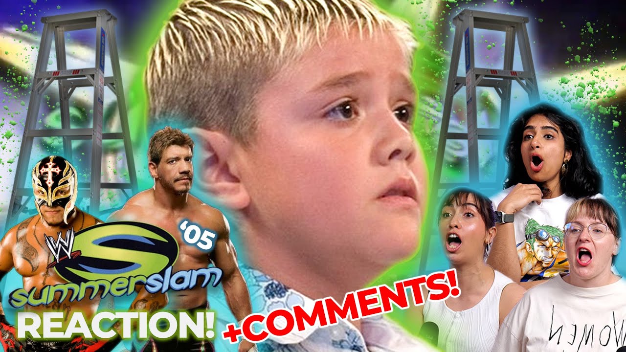 We 💖 Dom Mysterio + Read Your Comments! | Girls React to SummerSlam 2005 Custody Ladder Match!