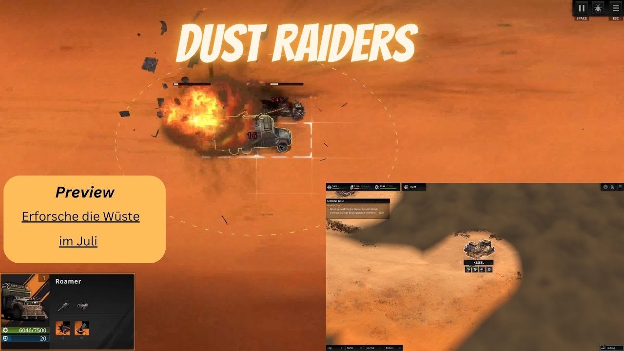 Dust Raiders in der Vorschau, der kommende W&uuml;sten Action/Echtzeit Strategie Hit