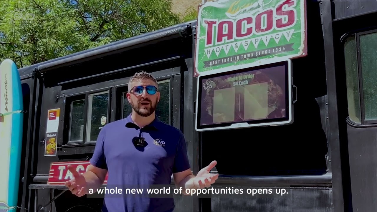 GO! Food Truck Digital Menus by Sun Vision Display