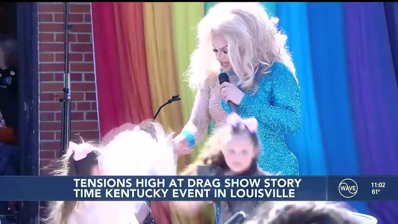 Drag Queen Storytime hosts event in Louisville despite protests, threats of violence