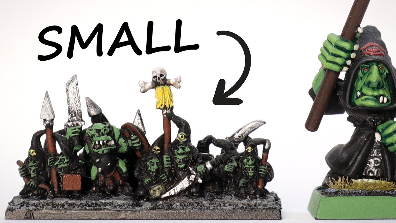 TINY Warhammer Orcs & Goblins!