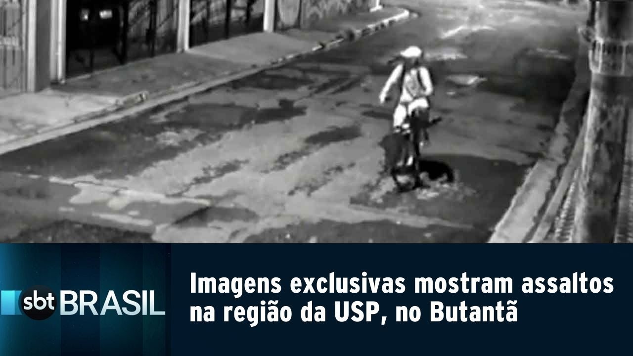 Imagens exclusivas mostram assaltos na região da USP, no Butantã | SBT Brasil (14/02/19)
