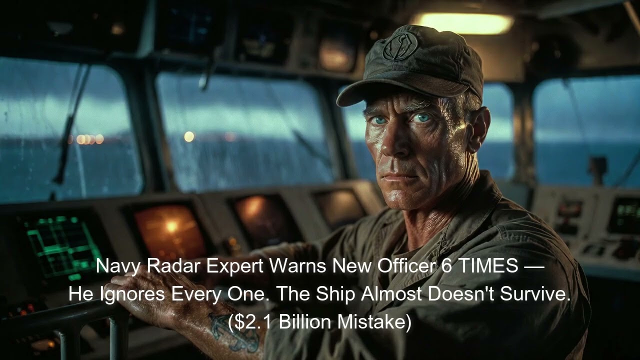 Navy Radar Expert Warns New Officer 6 TIMES — He Ignores Every One. The Ship Almost Doesn't Survive.