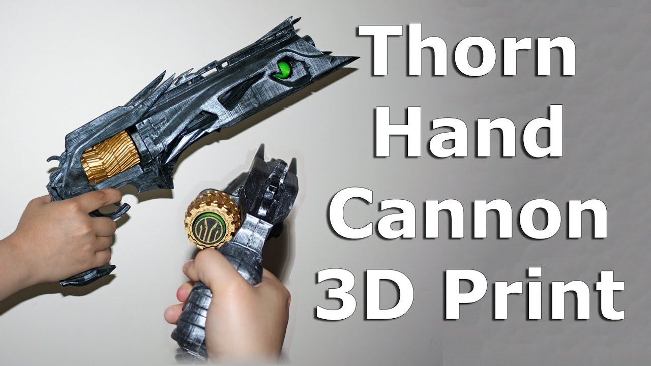 Destiny 2 Thorn 3D Print And Assembly