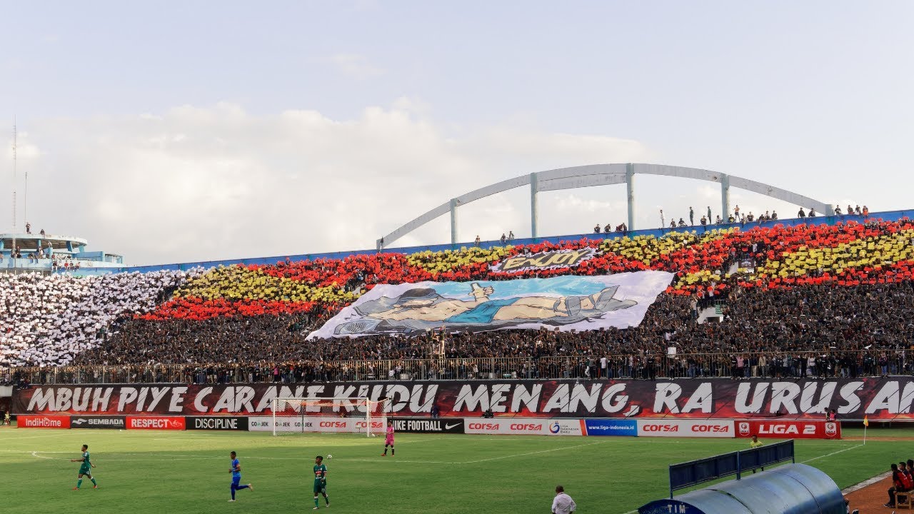 PSS Sleman - Persiraja Banda Aceh, awesome chants & choreo, 4K