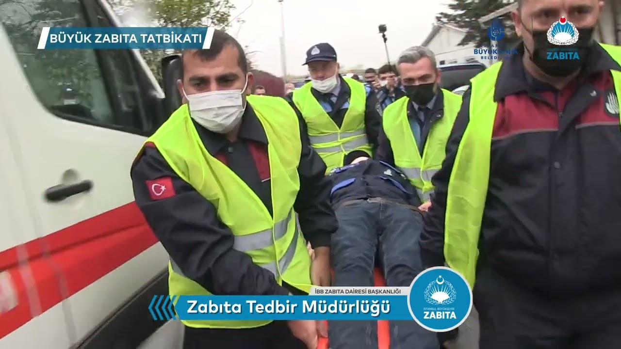 İBB ZABITASINDAN ACİL DURUM TATBİKATI!