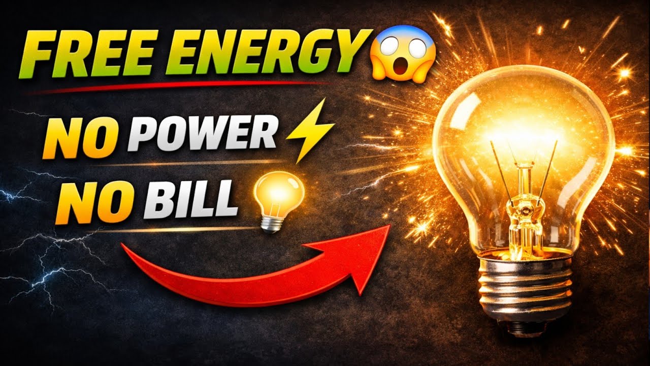 Free Energy Light Without Electricity | No Power No Bill | 100% Working DIY Experiment