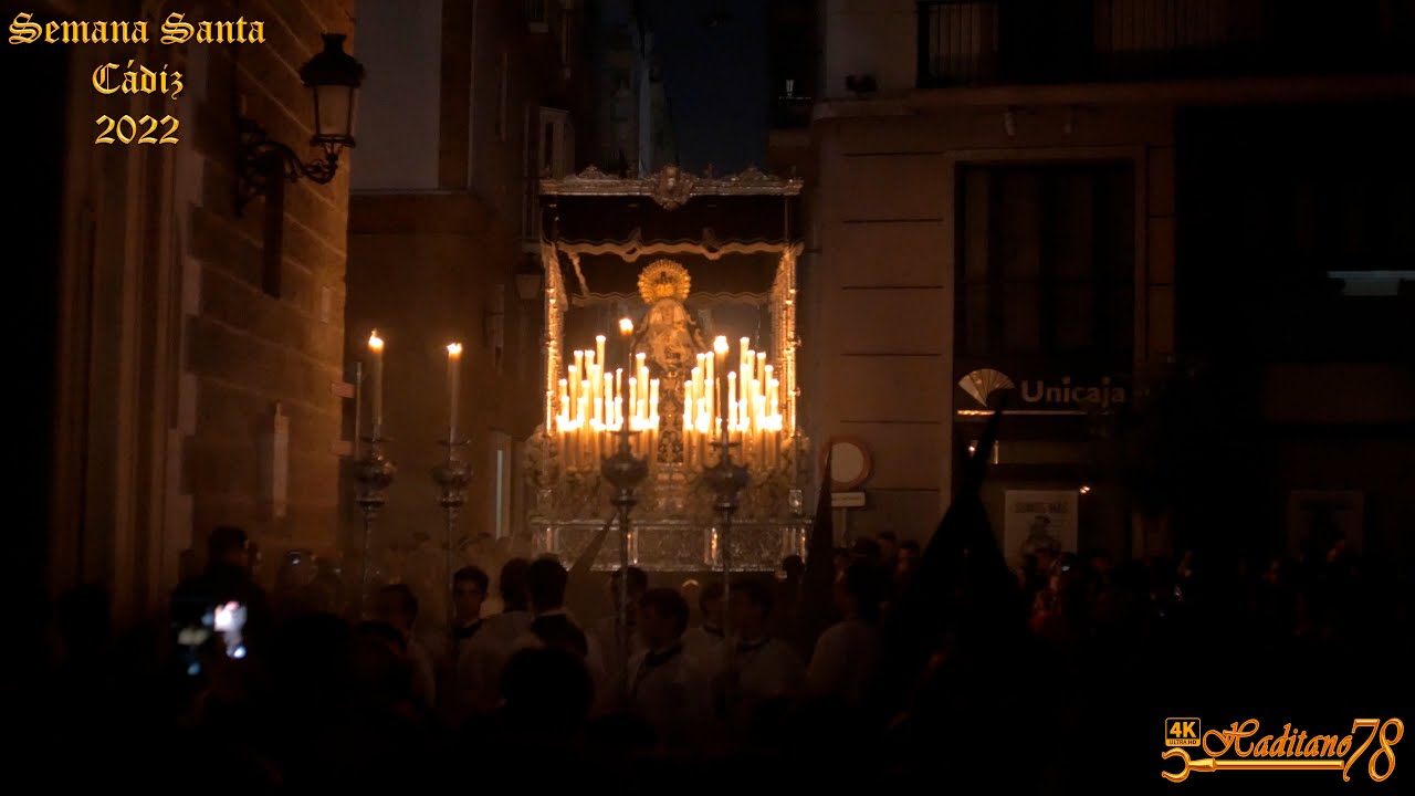 Semana Santa Cádiz 2022 Virgen del Mayor Dolor por Plaza San Agustin