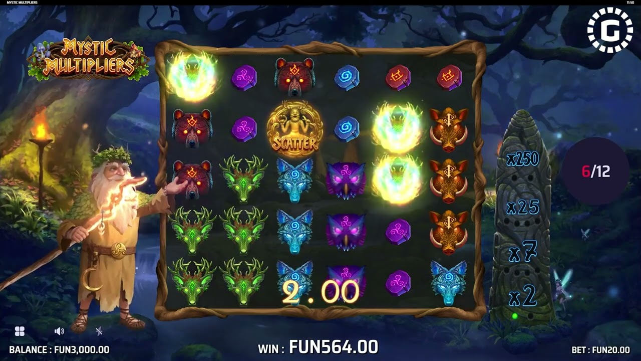 Mystic Multipliers by Slammer Studios Slot Features | GamblerID