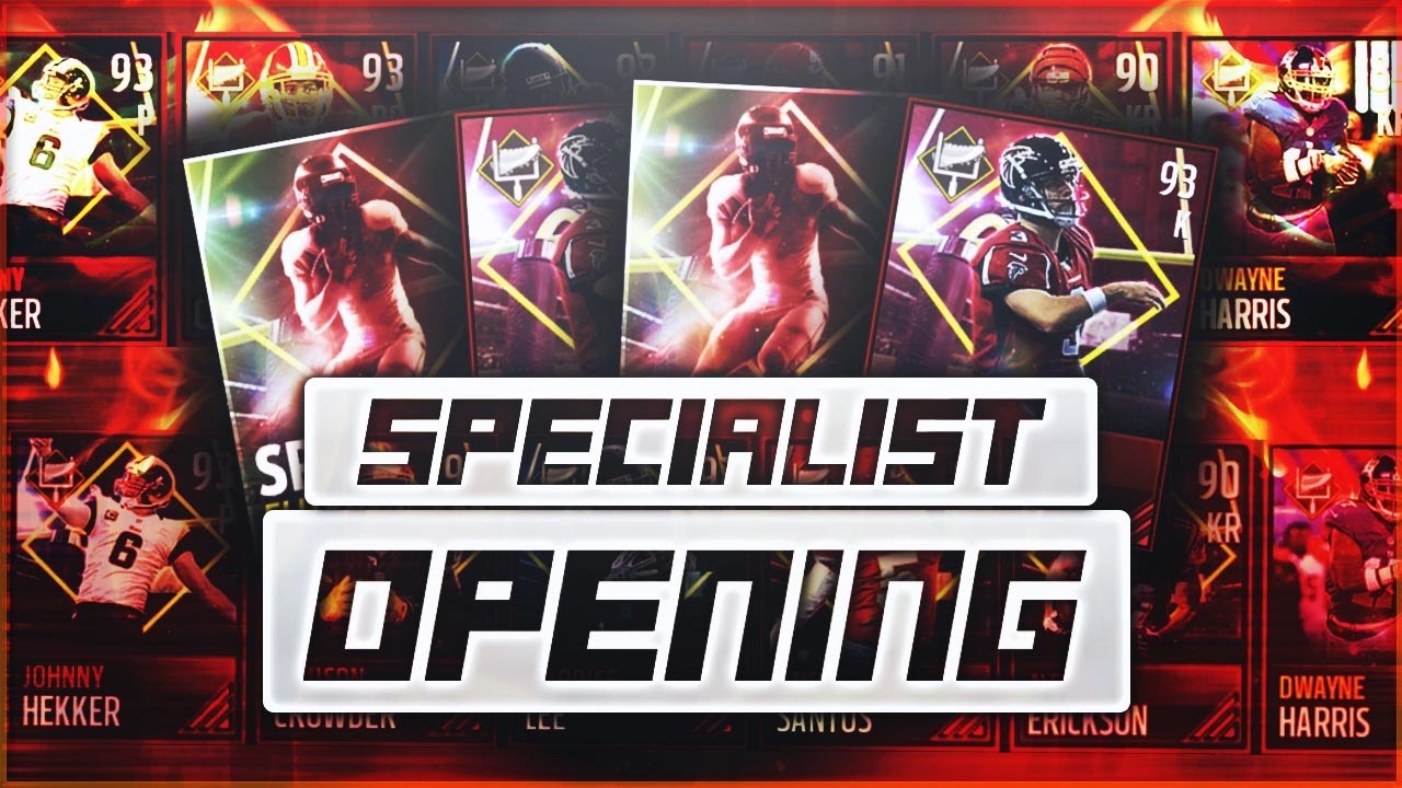 2,000,000 WORTH of ELITE SPECIALIST PACK OPENING! Madden Mobile 17!
