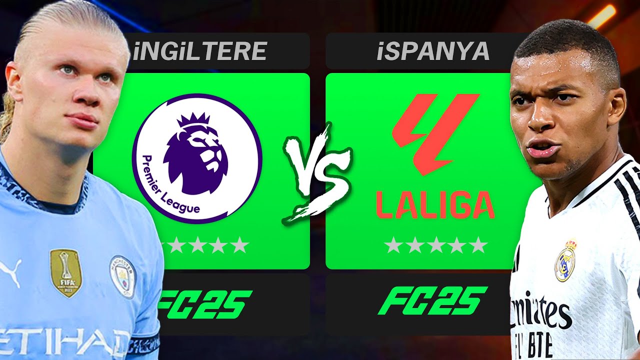 PREMIER LİG vs LA LIGA // FC 25 ALL-STAR