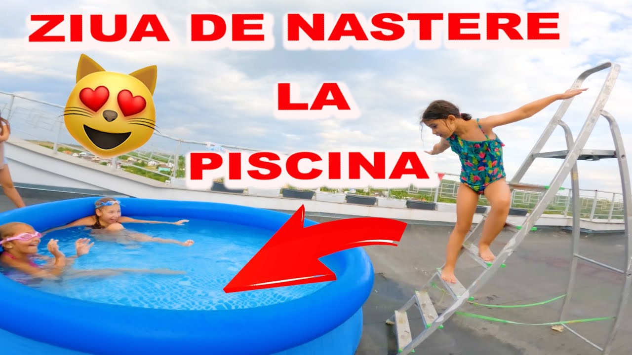 💃Am sarbatorit ZIUA DE NASTERE la PISCINA pentru COPII💦 La multi ani, Andreea🎤 Distractie maximaVLOG