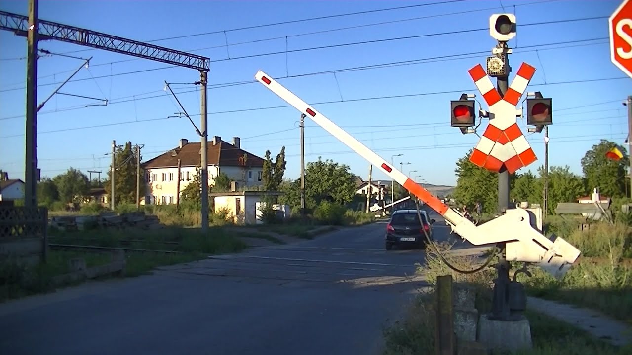 Spoorwegovergang Colonia Bod (RO) // Railroad crossing // Trecere la nivel