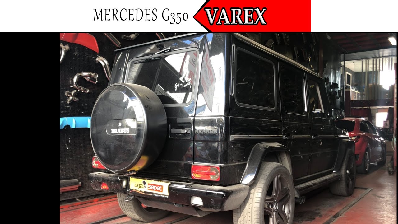 MERCEDES G350 3.0 V6 DİZEL KUMANDALI VAREX EGZOZ SESİ