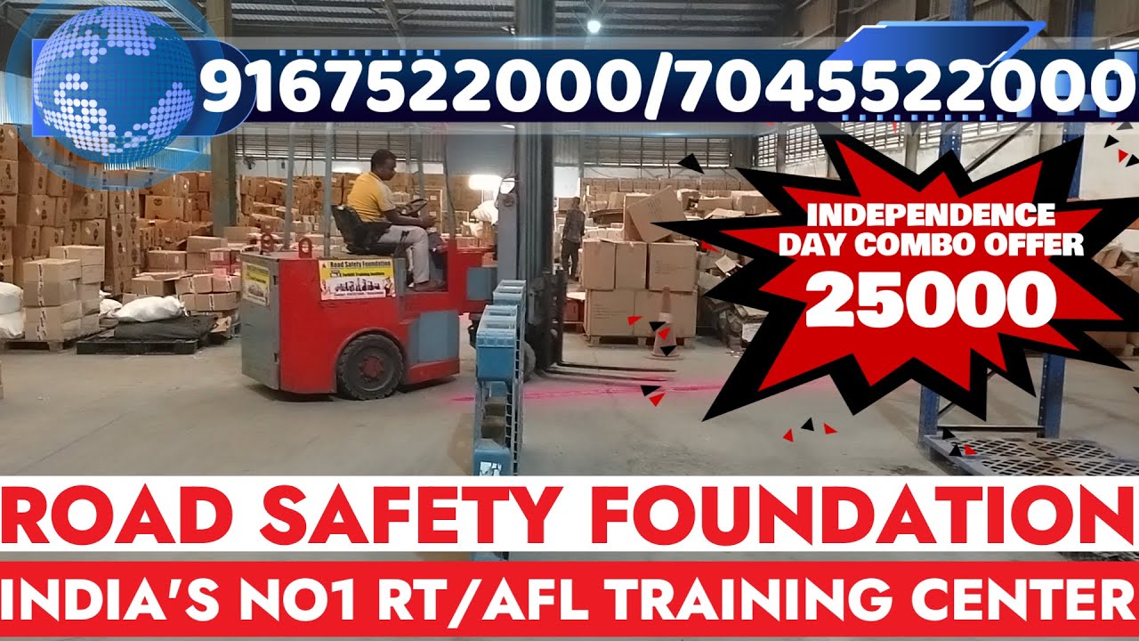 Forklift Training in India|4 Centers|Diesel, Electric, Reach & Articulated Forklift|Call 9167522000