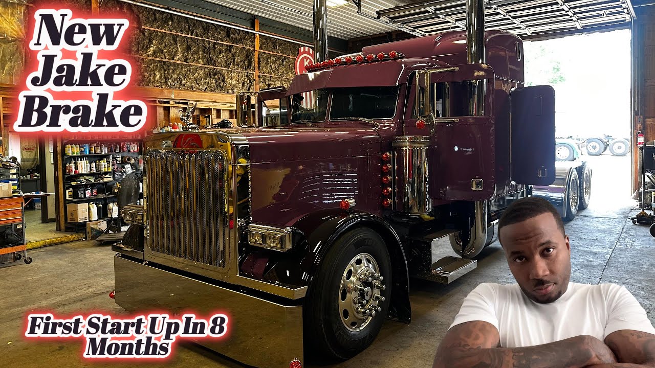 My Fully Custom 379 Finally Leaves The Shop|First Start Up|Brand New Jake Brake|