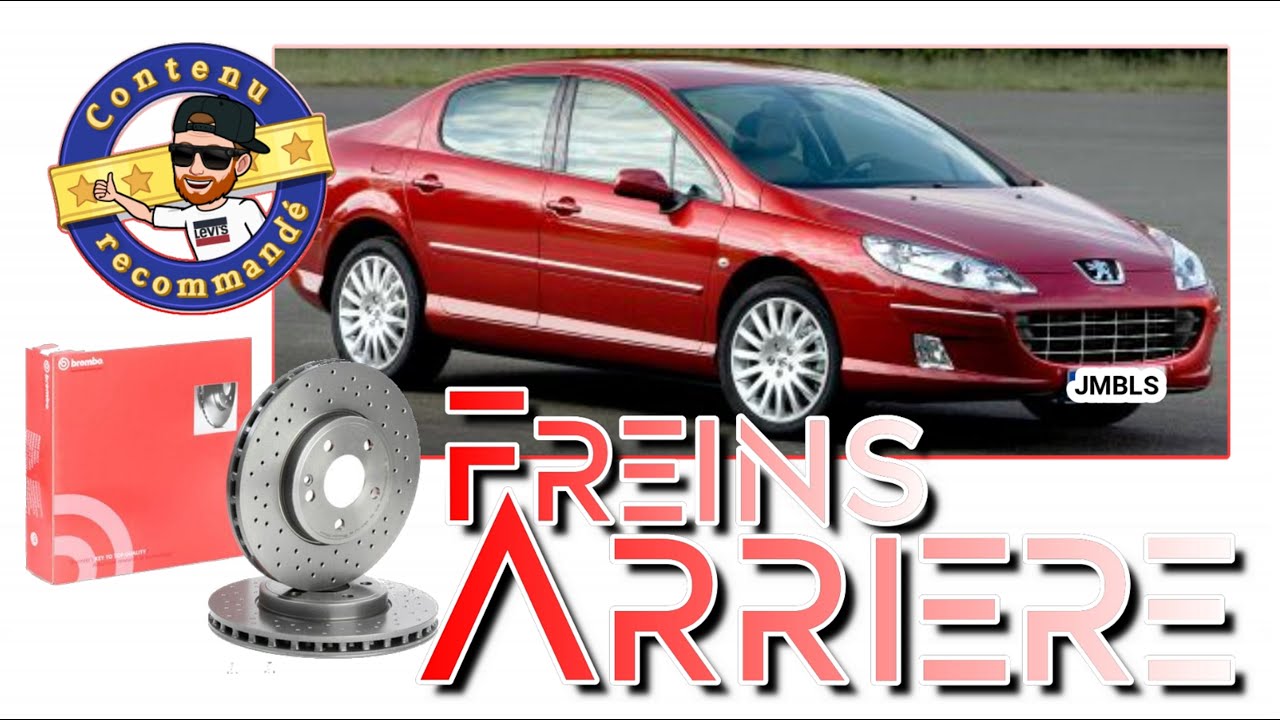 🎥🛠Disques et plaquettes arrière sur Peugeot 407/ Citroën c5🛠🏁