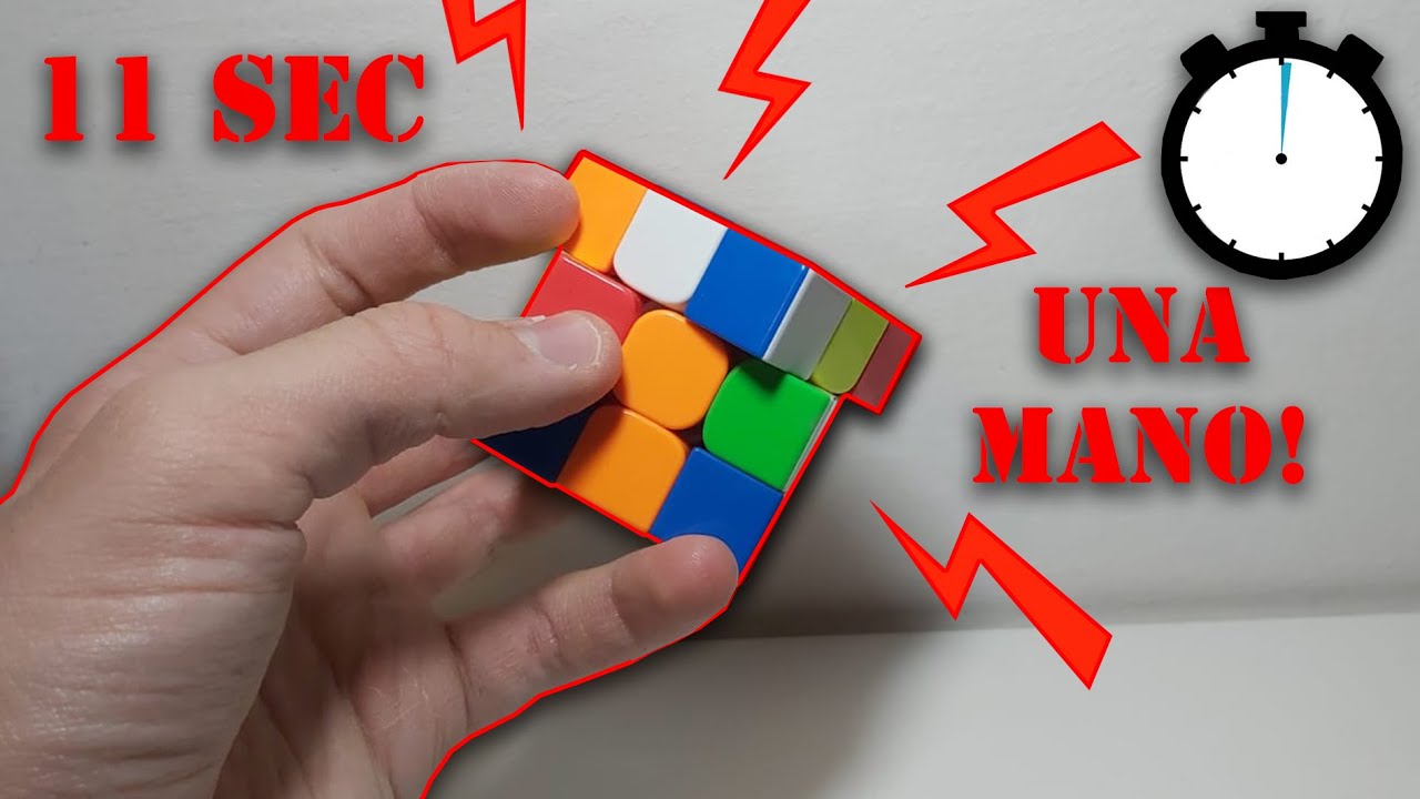 [TUTORIAL] Come risolvere il Cubo di Rubik con una mano VELOCEMENTE!!! (Tutorial OH)