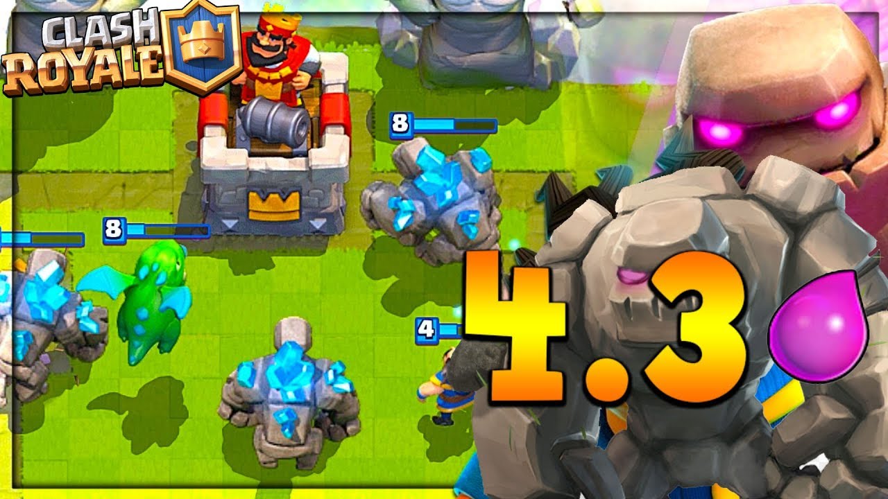 DÜNYANIN EN İYİ GOLEM DESTESİYLE YENİLMEYECEKSİNİZ! CLASH ROYALE