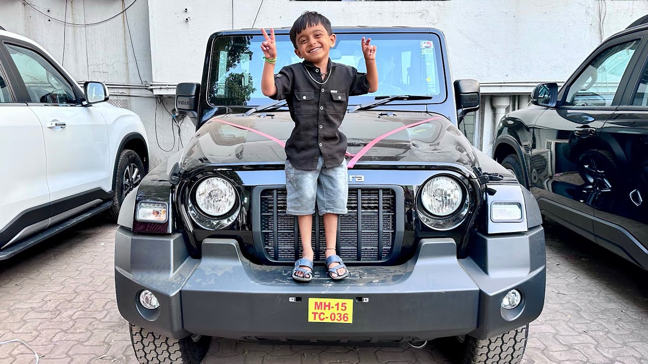 माऊली Thar गाडी घ्यायला mahindra शोरूमला गेला 🫢