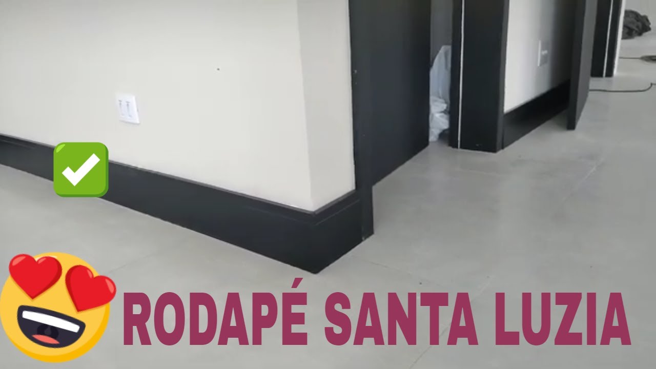 |COMO INSTALAR  RODAPÉ SANTA LUZIA DICA PARA INSTALAÇÃO SOBRE PISOS DE PORCELANATOS