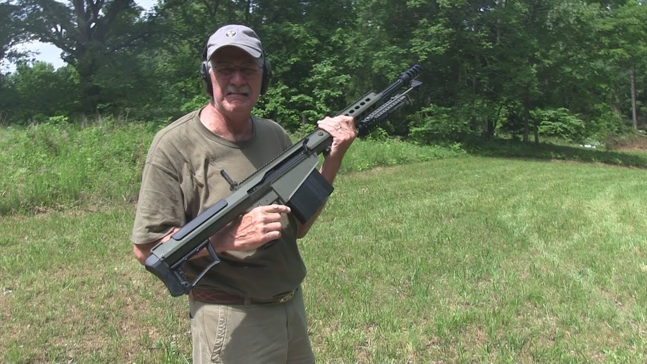 The first Hickok45 video ever with a .50 BMG Barrett