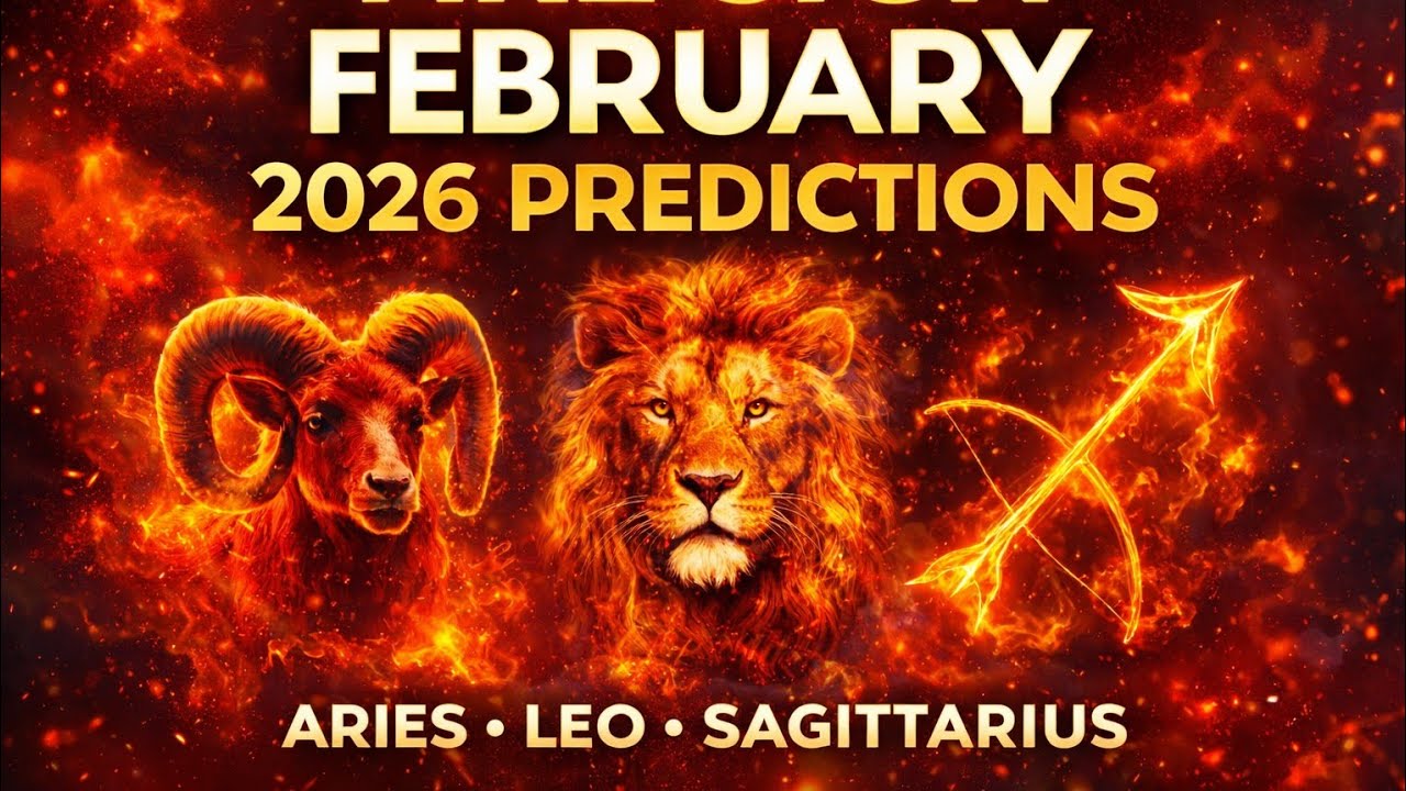 🔥 Fire Signs — February 2026 Tarot Predictions 🔥 Aries • Leo • Sagittarius