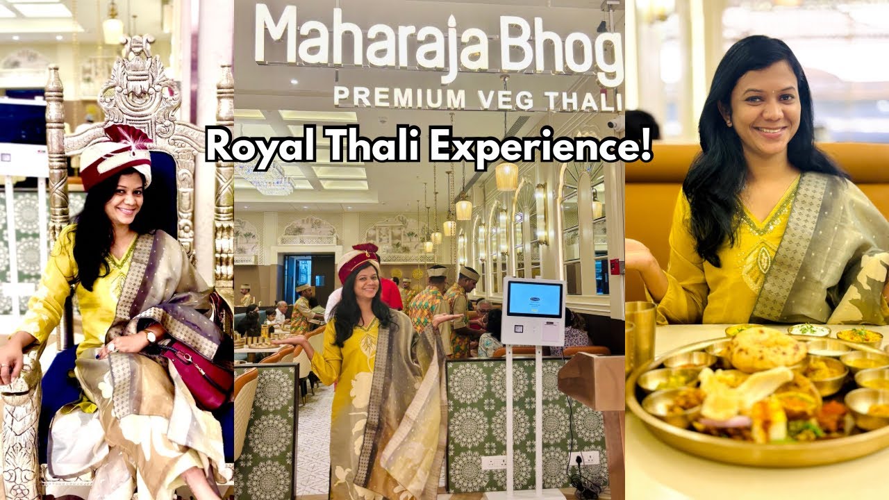 Безлимитный Вег Тали Махараджа Бходж | Скай Сити Молл Боривали | Безлимитный Раджастхани и Гуджар...