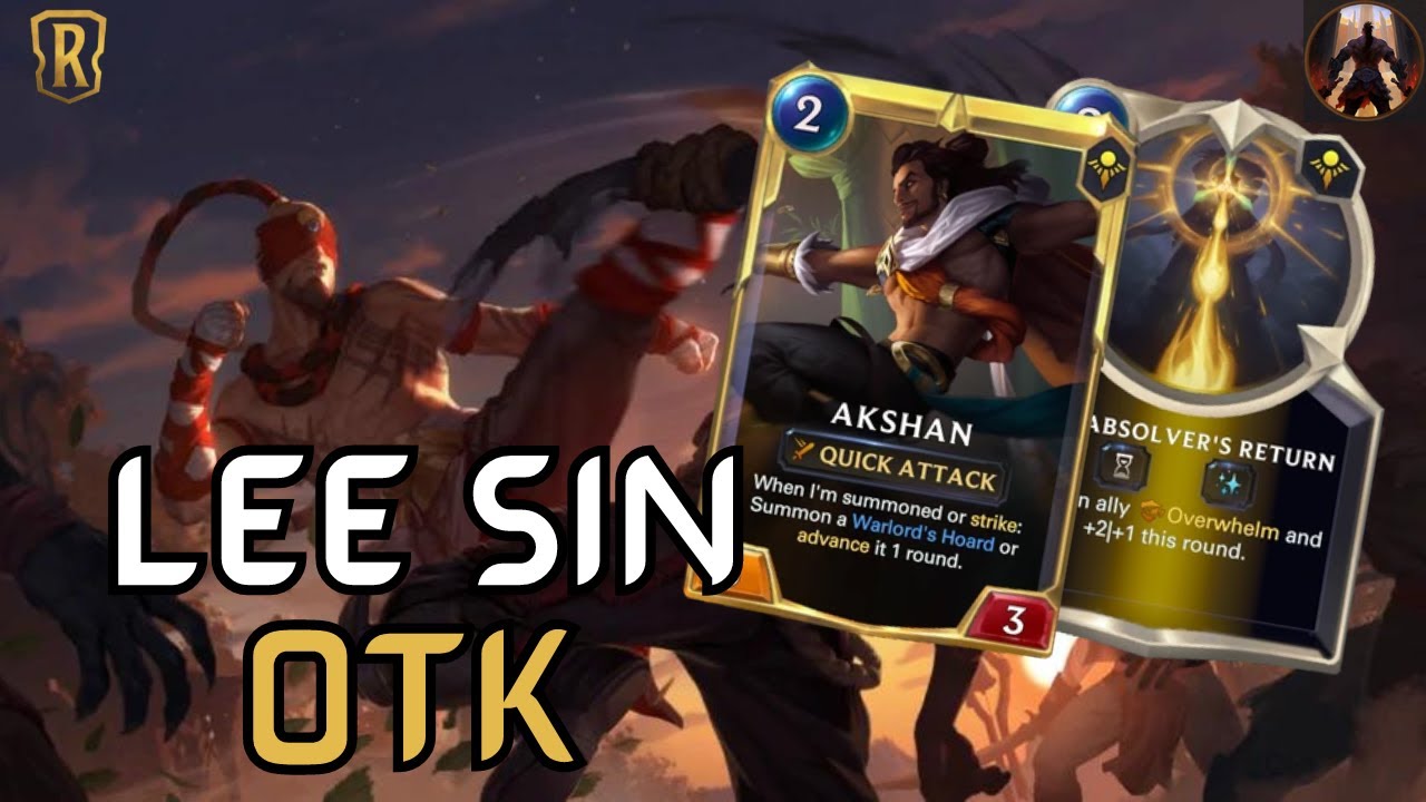Lee Sin's One Turn Kills Never Get Old ft. Akshan | Legends of Runeterra