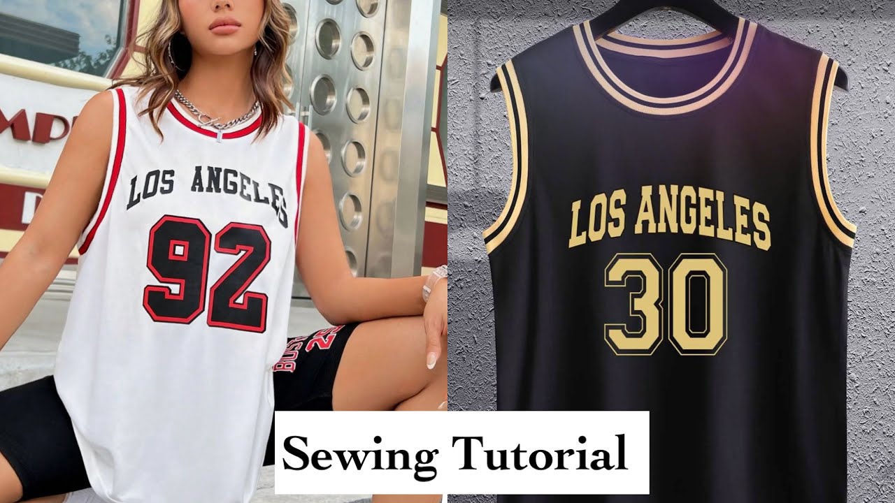 STREETWEARS:How to make a Sleeveless Jersey #diy #fashion #jersey #sewingtutorial #sewing