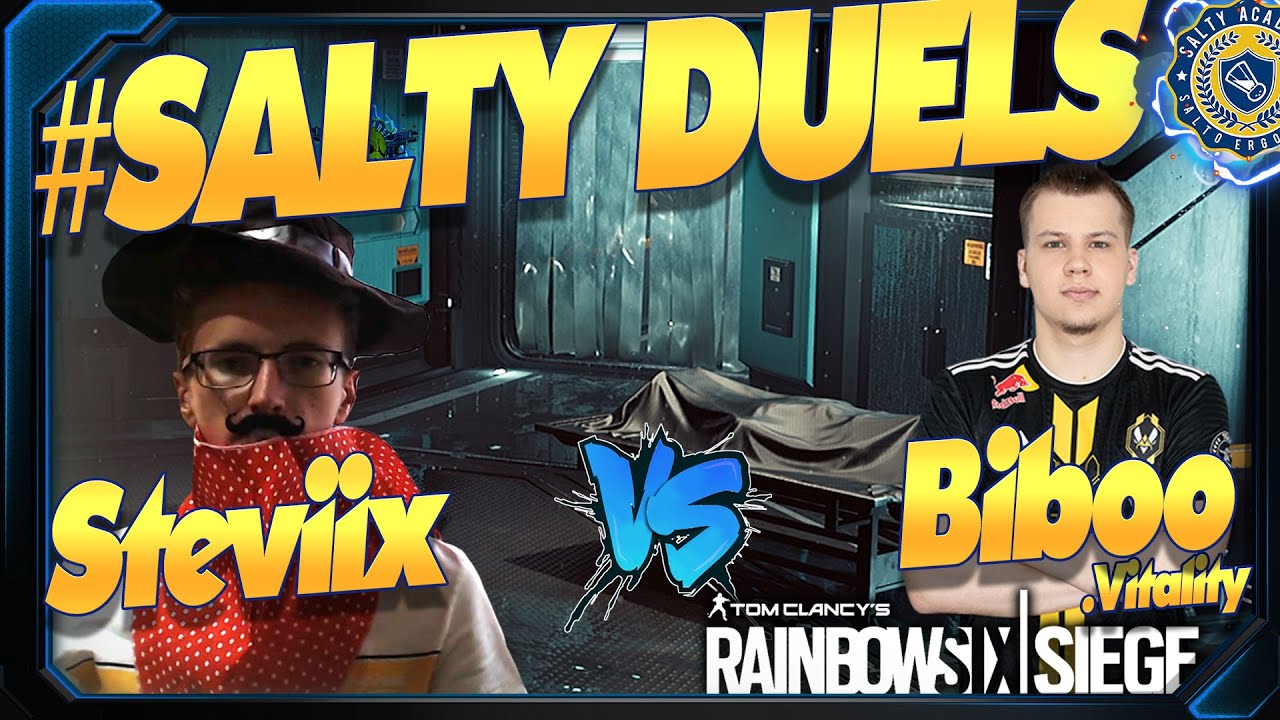 Steviix Vs Biboo.Vitality #SaltyDuels - 1v1 Streamers 🎓 Rainbow Six: Siege