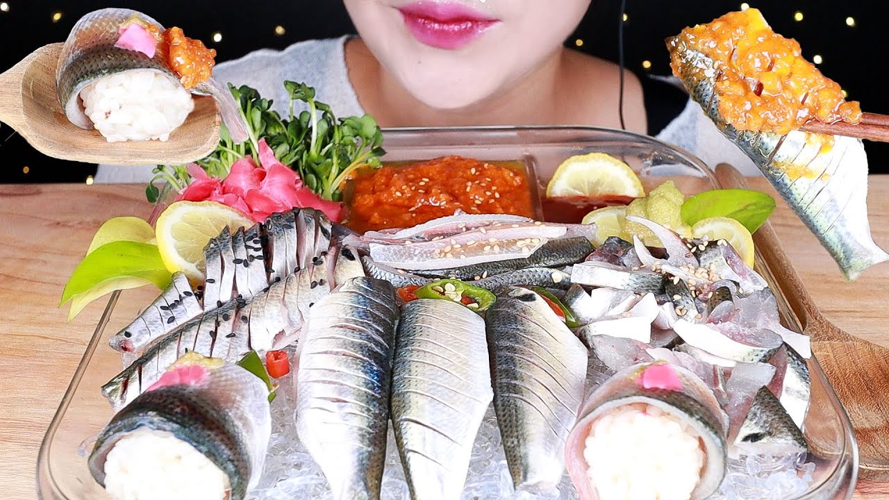 햇전어회.. Gizzard shad