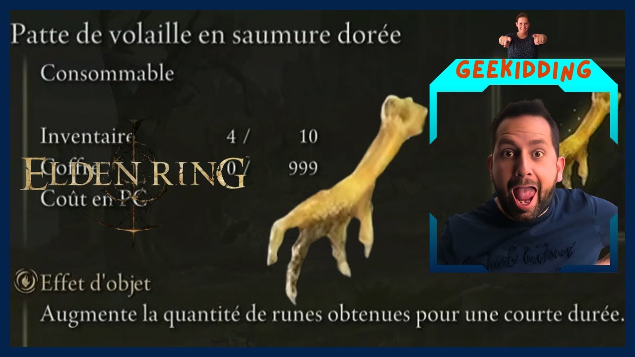 Patte de volaille en saumure dorée - Utilité ! (ELDEN RING)