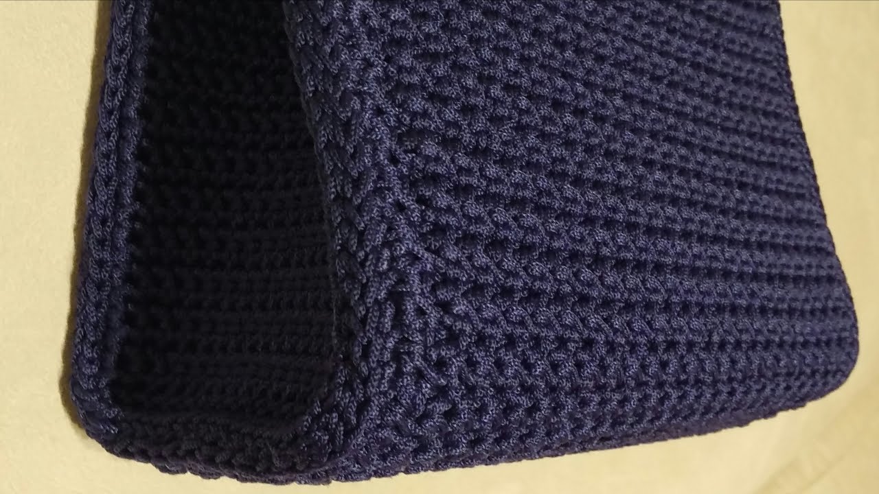 Tutorial - Come cucire i laterali ad una borsa uncinetto - Crochet