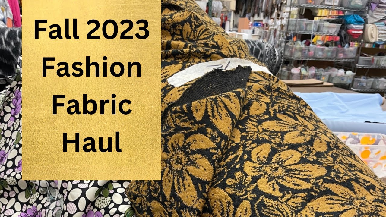 Fall 2023 Fabric & Sewing Supplies Haul - SR Harris - Mood Fabrics - Joann Fabrics 