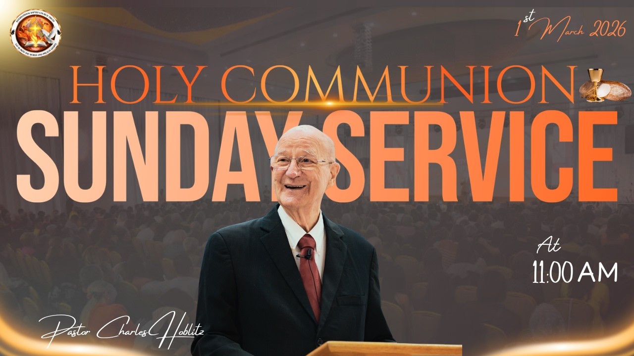 HOLY COMMUNION SERVICE || 01 - 03 -2026 ||  PASTOR CHARLES HOBLITZ ||