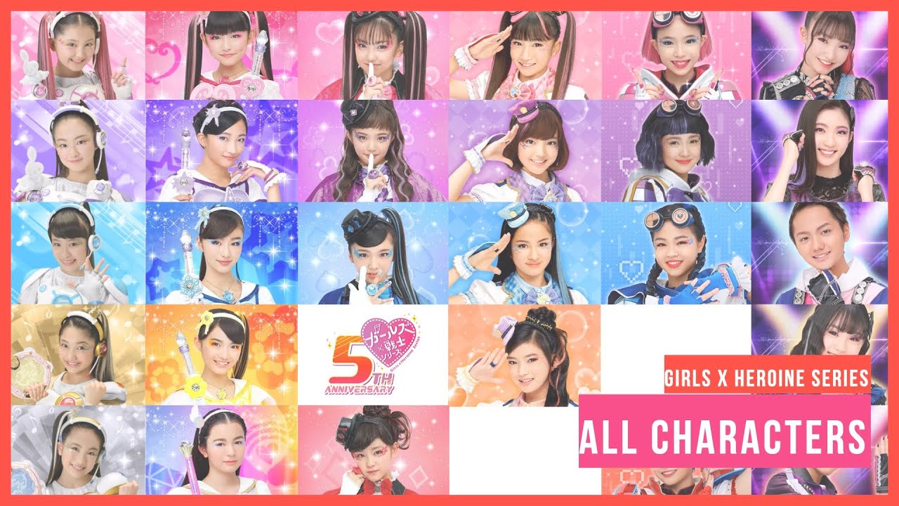 [Girls x Heroine] All 27 Main Characters from Miracle Tunes - RizSta