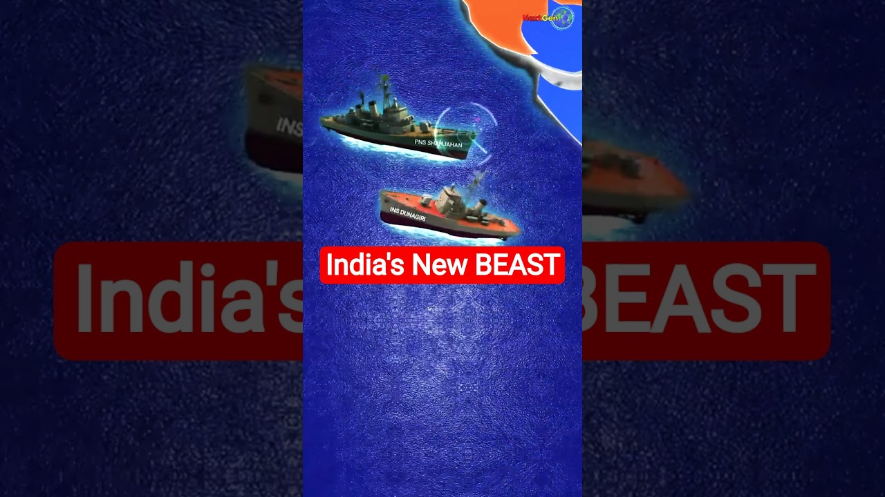 India&rsquo;s New INS Dunagiri Is a Powerful Stealth Warship! #India #Navy