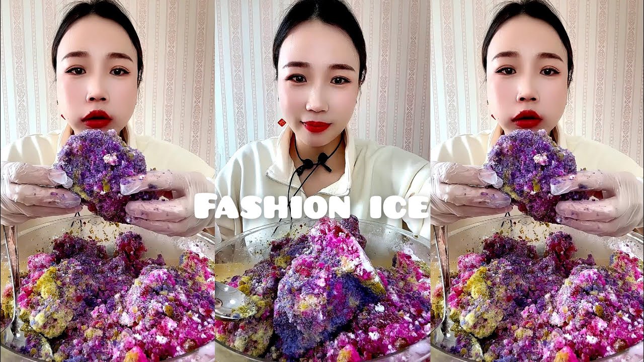 ASMR SHAVED ICE EATING QIAN