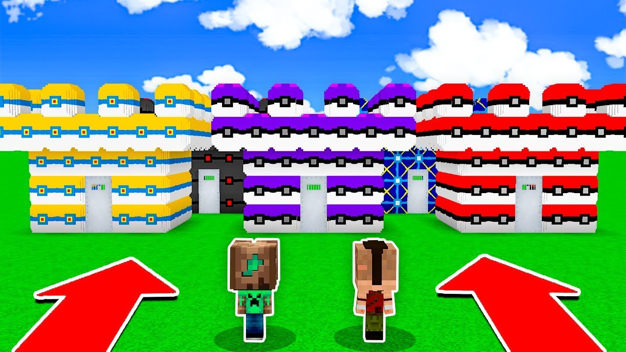 MINECRAFT: NO ESCOJAS EL CASTILLO EQUIVOCADO!! 😱😂 LUCKY BLOCK PIXELMON