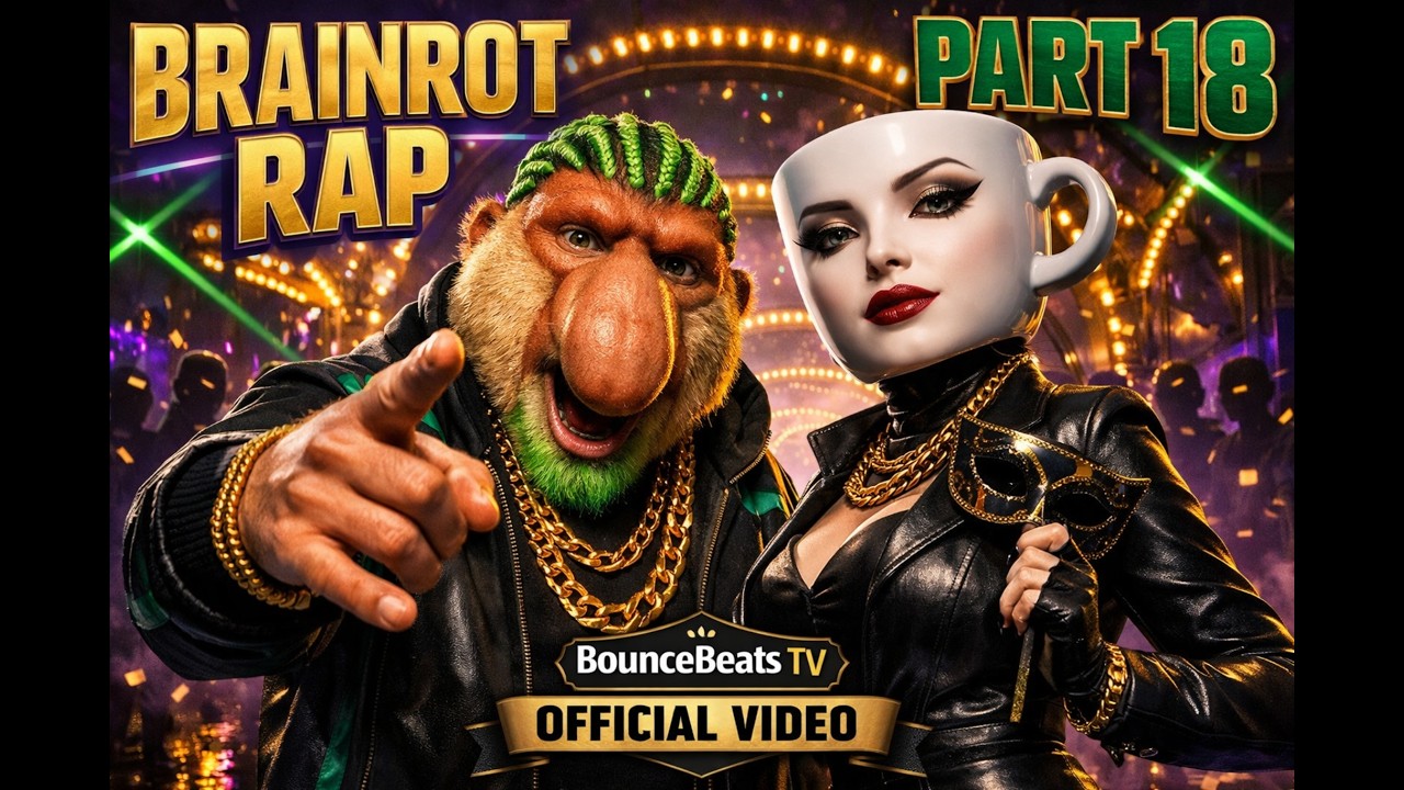 BounceBeats TV | Brainrot Rap - Part 18 (Official Music Video)