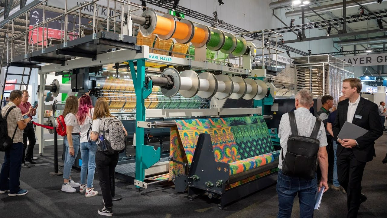 RDPJ 6/2 EL MC – MULTI-COLOUR SPACER machine | KARL MAYER